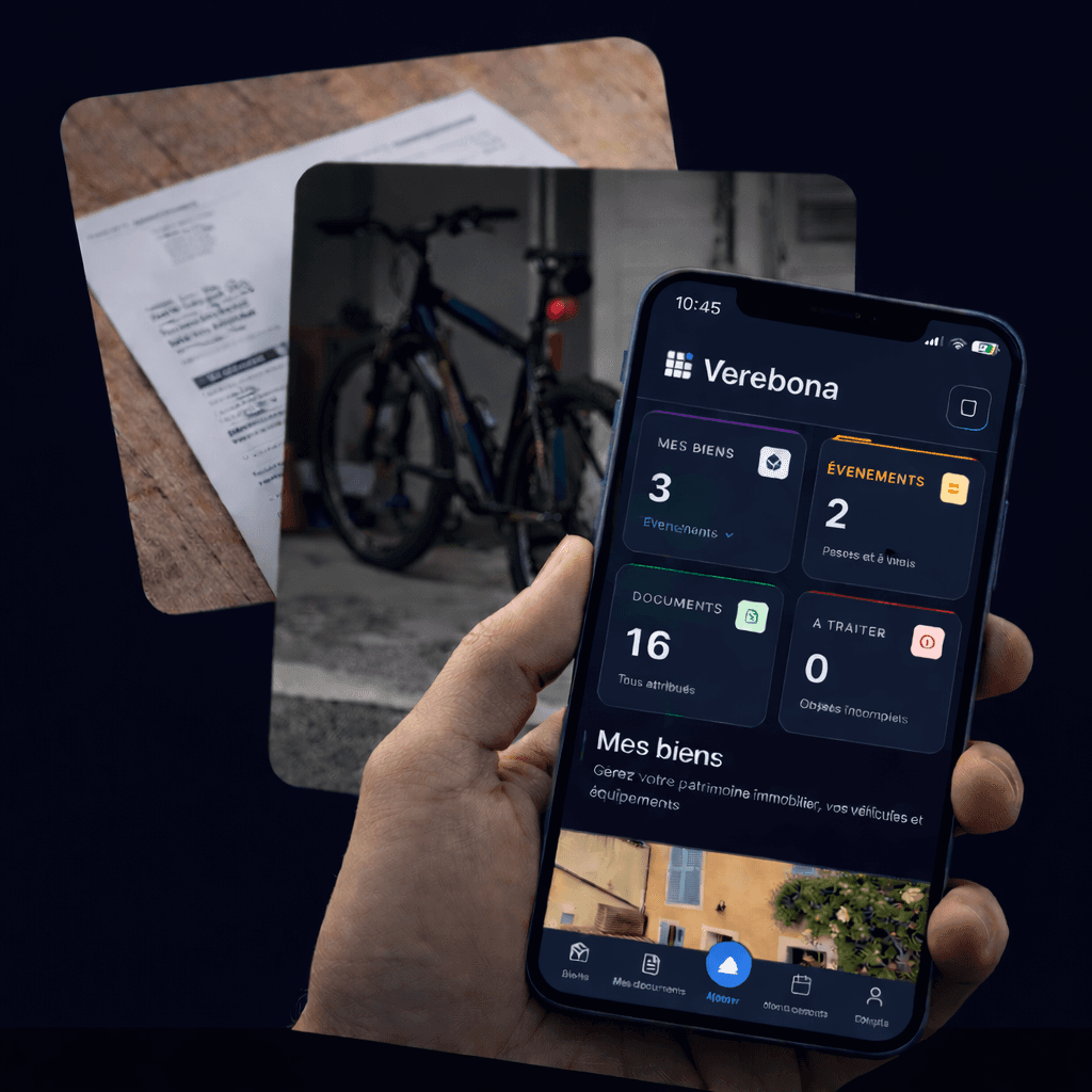 Application Verebona sur smartphone